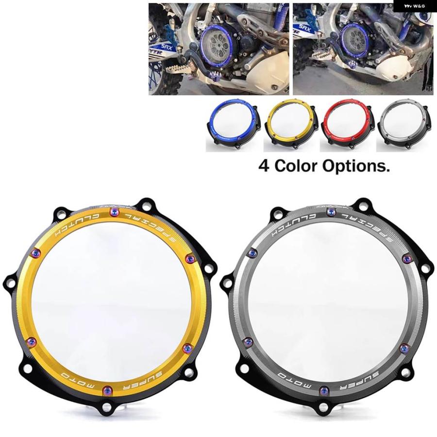 並行輸入品 エンジン クリアクラッチカバー ヤマハ YZ250F WR250F 2001-2013 YZ WR 250F 250 F_7