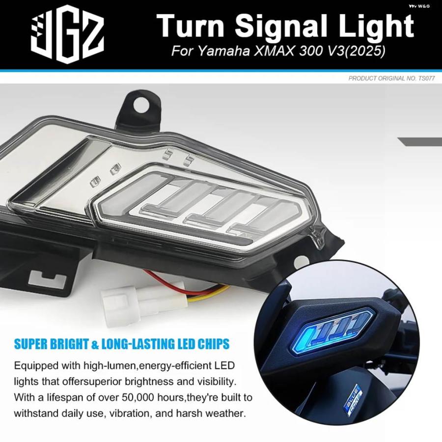 並行輸入品 オートバイ LED フロントウィンカーライトパイロットランプ ヤマハ V3 2025