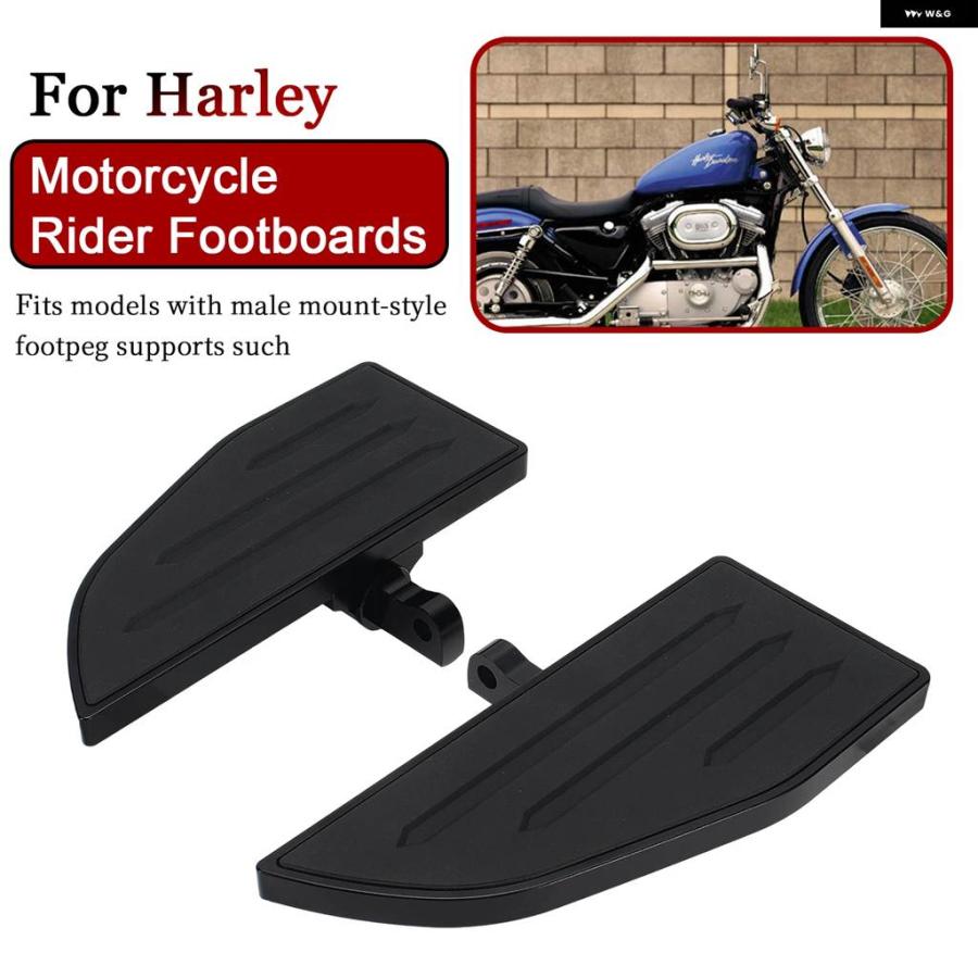 並行輸入品 フットレスト ワイド フットペグ ライダー フットボード ハーレー スポーツスター XL883 XL1200 X48 フォーティエイ_3