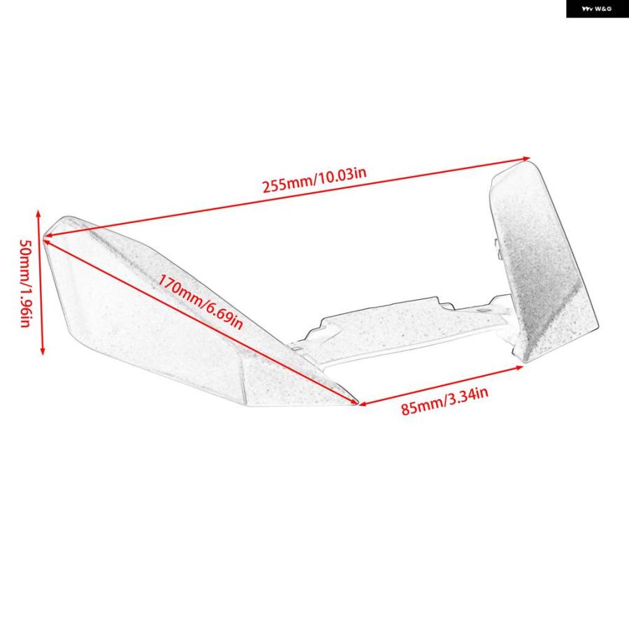 並行輸入品 BMW R1300GS 2023 - 25 バイク フロントビークフェンダーホイールエクステンダーノーズコーン プロテクターの画像