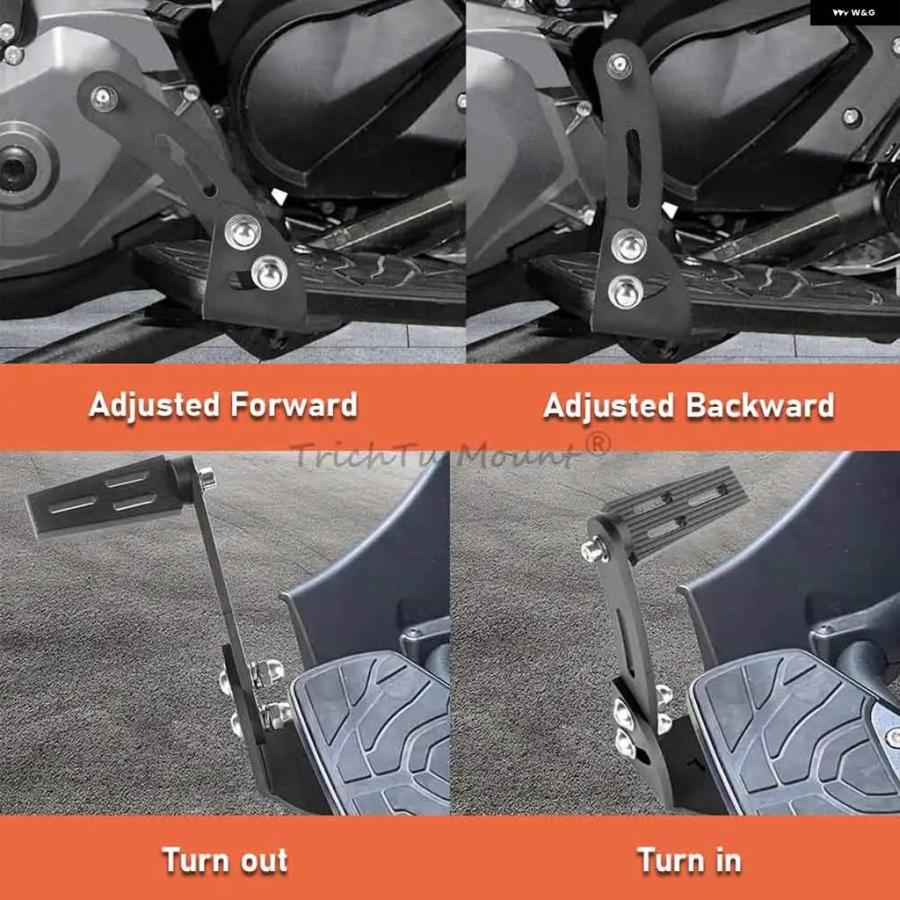 並行輸入品 CAN-AM SPYDER F3 ファクトリー フロアボード 2015-2023 フットレスト マウント ロードペグの画像