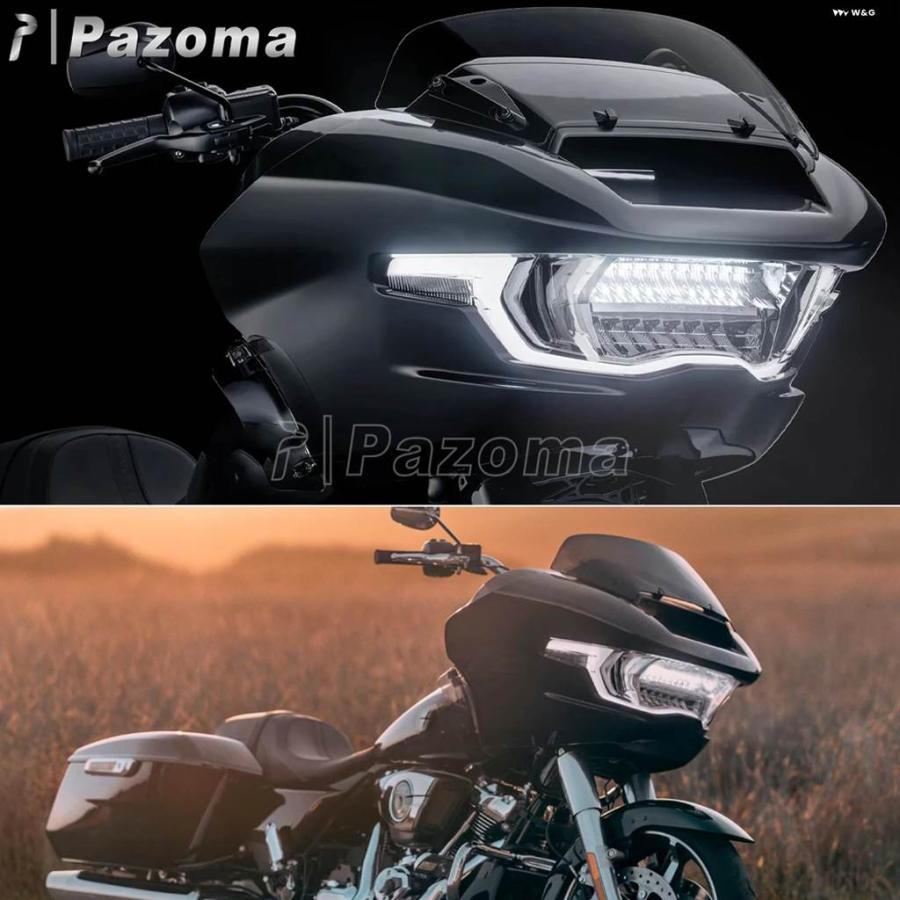 並行輸入品 オートバイ 未塗装 アウター フェアリング ハーレー ツーリング CVO ロードグライド FLTRXSE 2023-26 FLTRXSTSE FLTRの画像