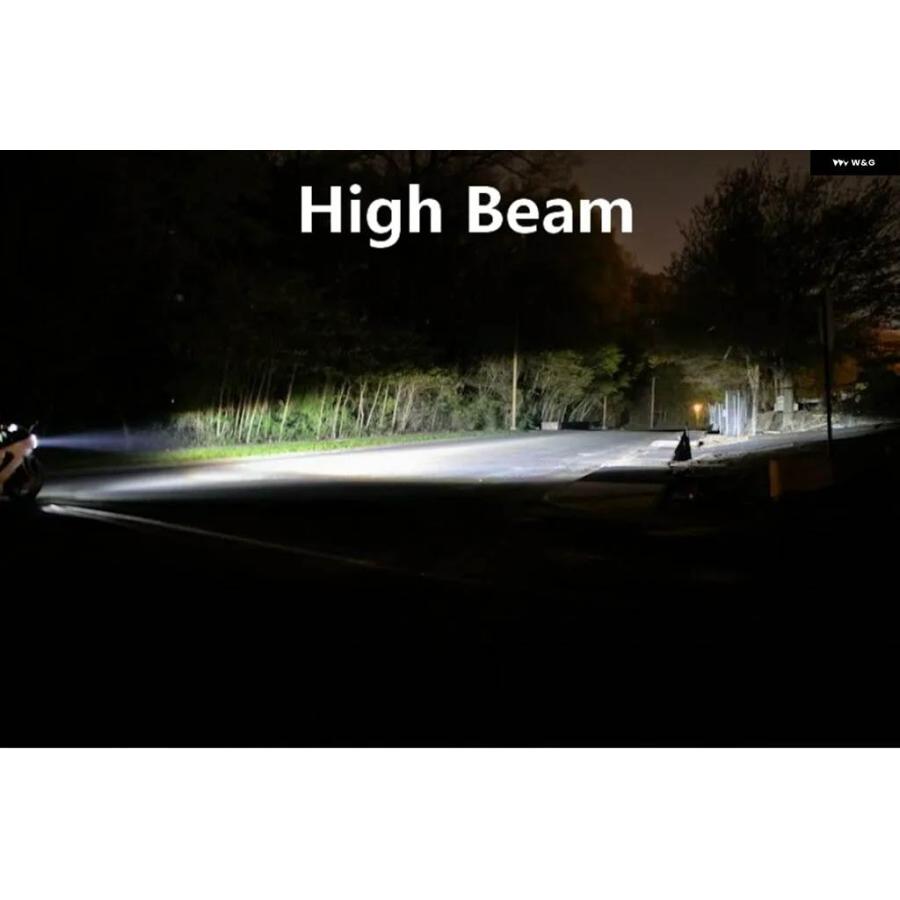 並行輸入品 オートバイ エンジェルアイLED ヘッドライト HIDプロジェクター ヘッドランプ アセンブリ FAROS LED モト ヘッドライ_5