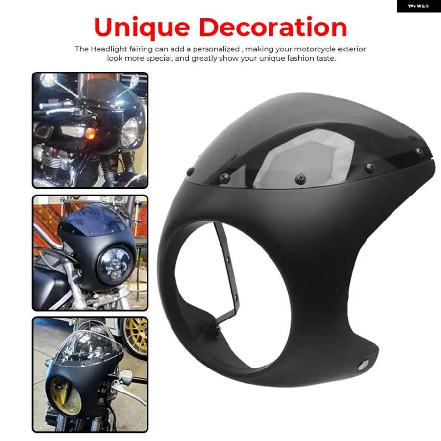 並行輸入品 ヘッドライト フェアリング ウインドシールド ウインド ディフレクター ABS オートバイ ヘッドライト フェアリングの画像