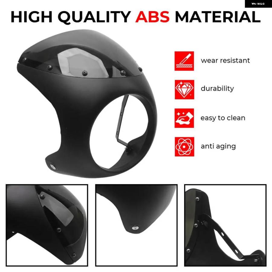 並行輸入品 ヘッドライト フェアリング ウインドシールド ウインド ディフレクター ABS オートバイ ヘッドライト フェアリングの画像