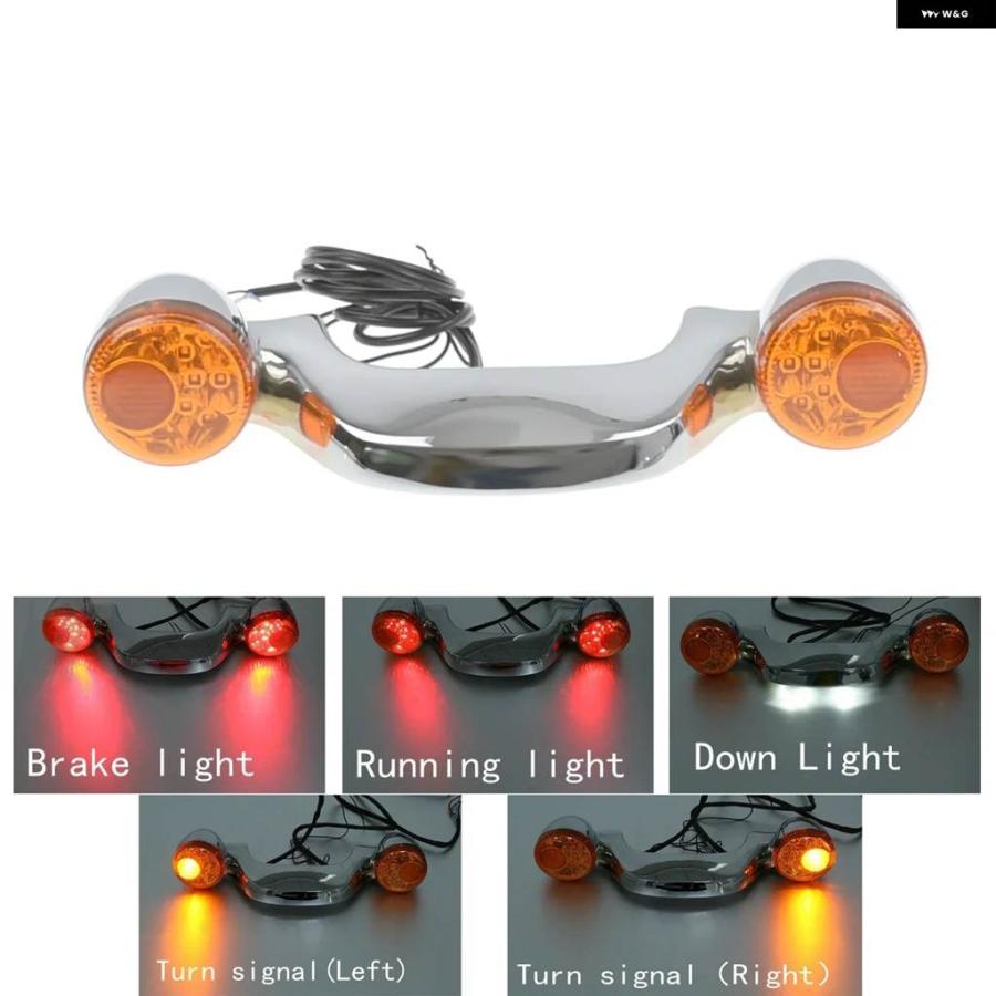 並行輸入品 オートバイ リア ライトバー ウィンカーブレーキランプ ハーレー ツーリングストリートグライド FLTRX FLHX ロードグの画像
