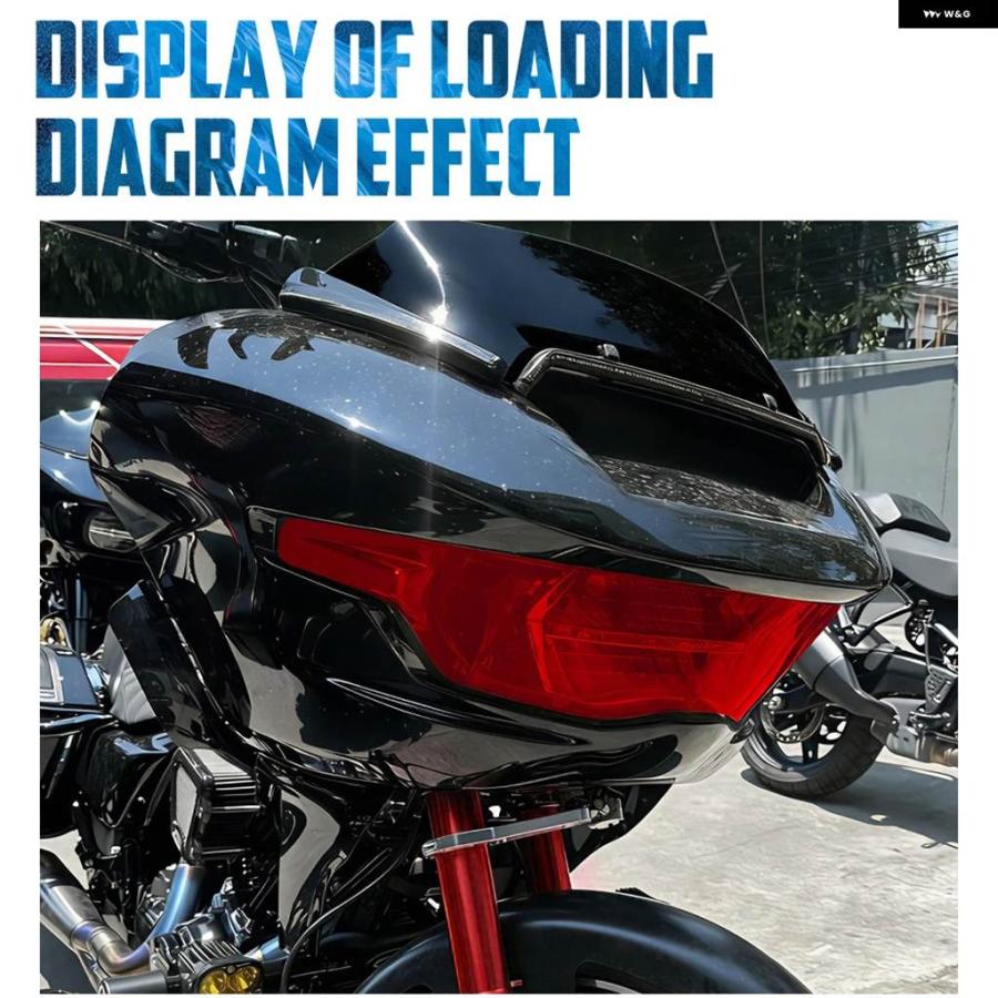 並行輸入品 オートバイ ヘッドライト カバー ヘッドランプ プロテクター ガード フェアリング ハーレー ツーリング CVO ロードグの画像