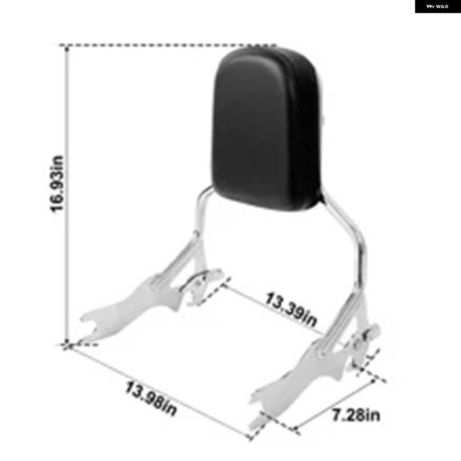並行輸入品 オートバイ シーシーバー バックレストドッキングハードウェア ハーレー ファットボブ FXFB FXFBS 2018-2025