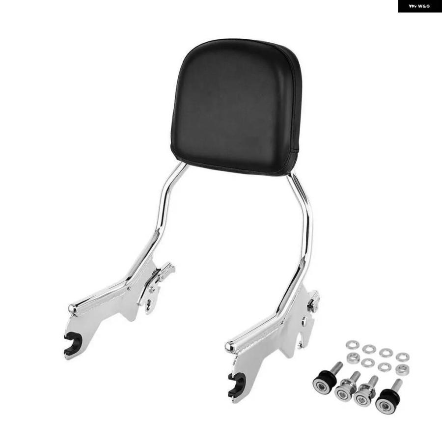 並行輸入品 バイク シーシーバー バックレスト ドッキング ハードウェア キット ハーレー ソフテイル ストリートボブ ヘリテージ_5