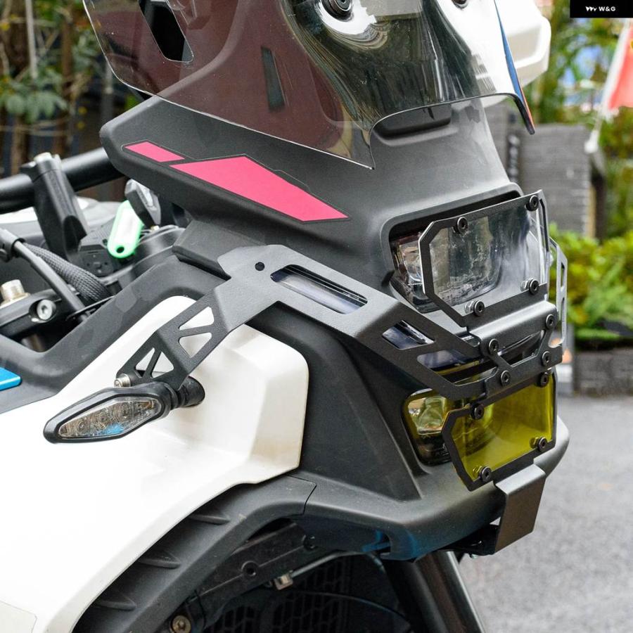 並行輸入品 450 MT オートバイ ヘッドライト ガード プロテクター CFMOTO 450MT ヘッドライト グリル カバー 2024 - 26の画像