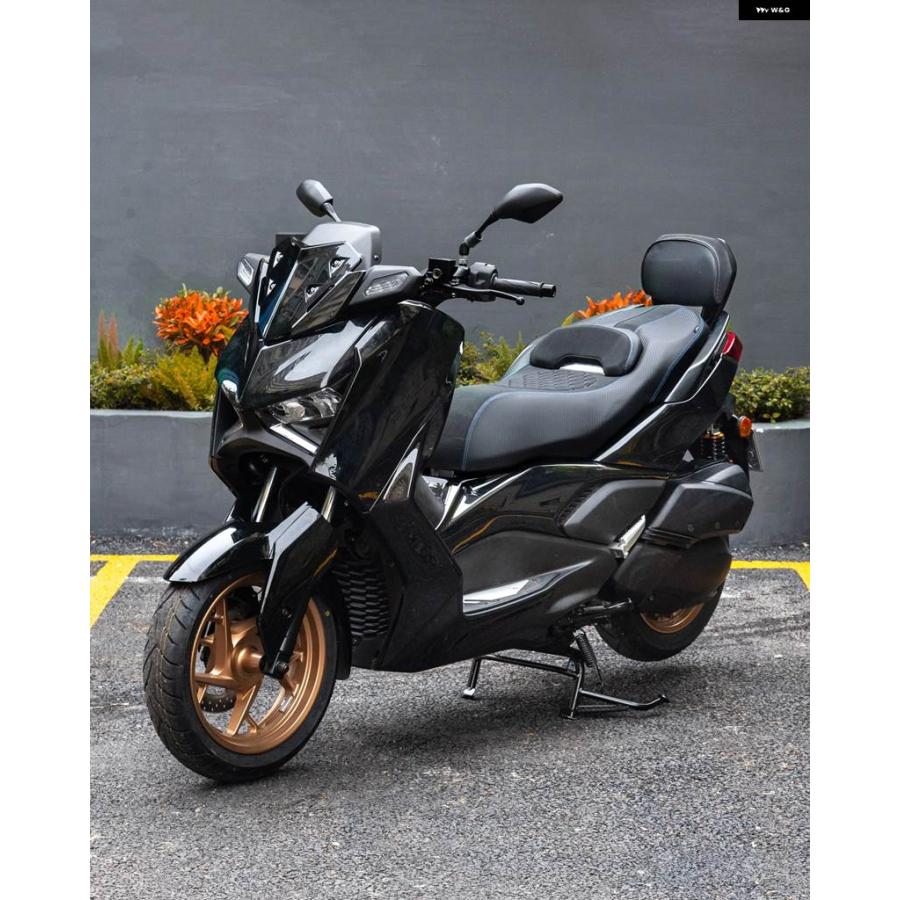 並行輸入品 ヤマハ XMAX X-MAX 125 300 リアパッセンジャーバックレストシート ブラケット オートバイ テールリアレスト 2023 -_3