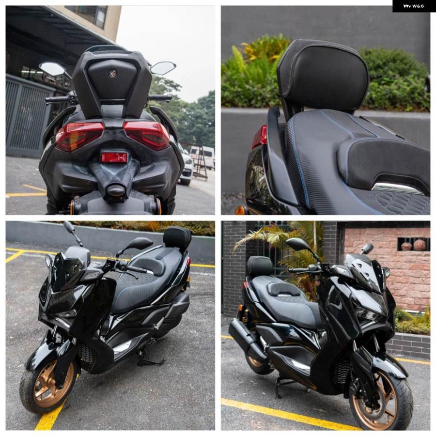 並行輸入品 ヤマハ XMAX X-MAX 125 300 リアパッセンジャーバックレストシート ブラケット オートバイ テールリアレスト 2023 -_4