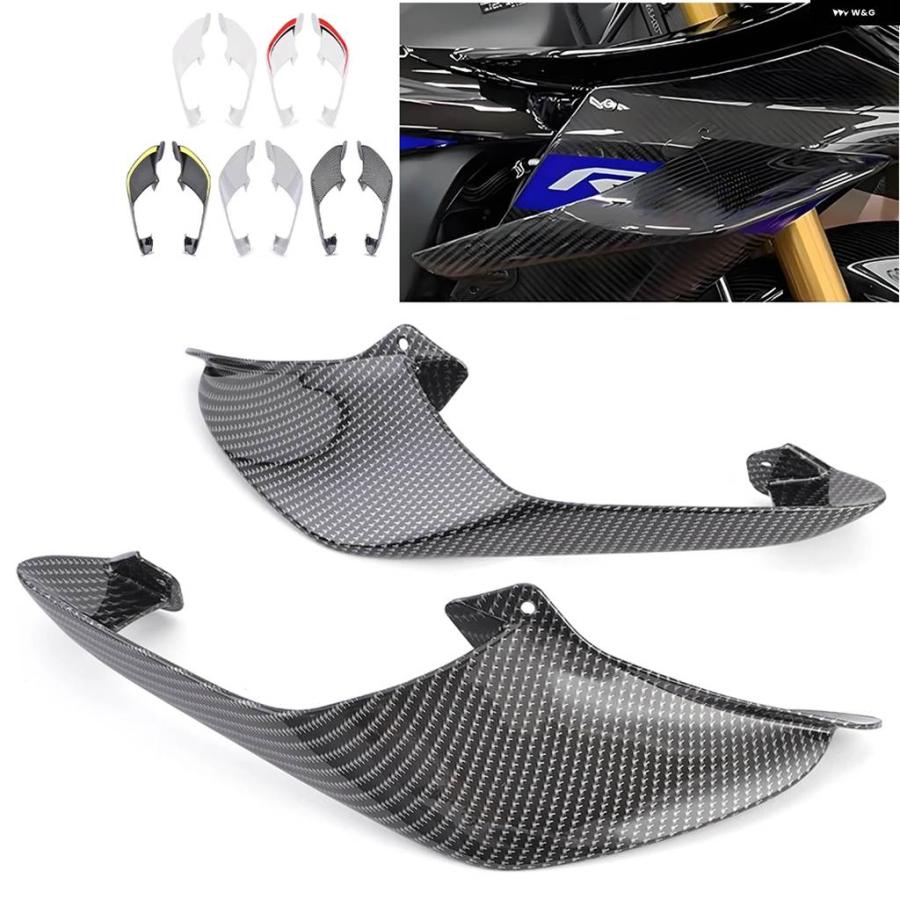 並行輸入品 ヤマハ R1M 2021 - 24 スポイラー ウィング フェアリング 固定ウィングウィングエアロダイナミック ウィングレットの画像
