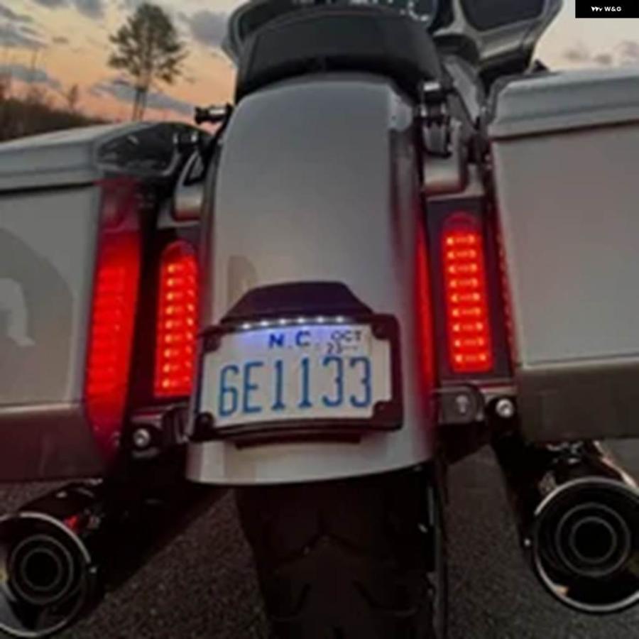 並行輸入品 ハーレー LED テールライト サドルバッグ フィラー ランプ CVO ストリート ロード グライド 2023-2025 ブレーキ ウィ
