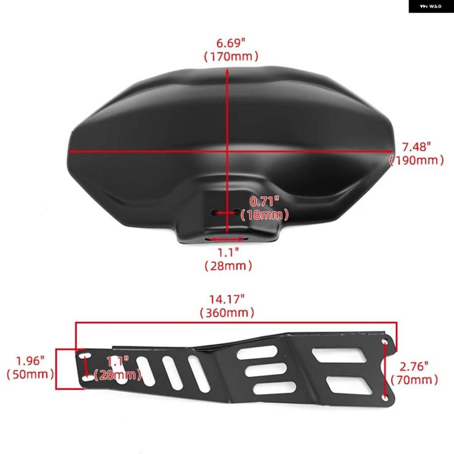 並行輸入品 ホンダ レベル CMX 500 300 CMX500 CMX300 2017-2024 オートバイ リアフェンダー リアタイヤカバー バック マッドガの画像