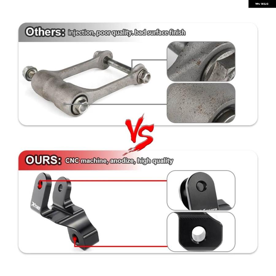 並行輸入品 ドゥカティ HYPERMOTARD 821/939/SP 2013 - 18 オートバイ リアショックドロップ ブラケットの画像