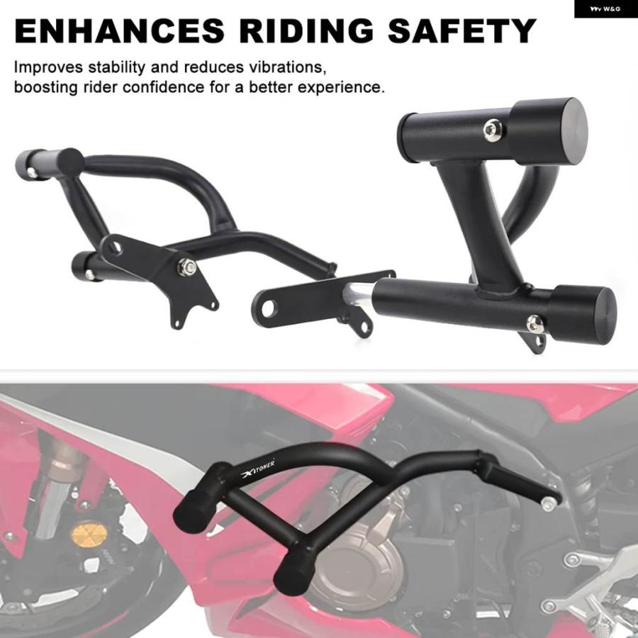 並行輸入品 ホンダ CBR500R CBR500R ABS 2016-2025 オートバイ スタント クラッシュ ケージ エンジン ガード バー バンパー プロの画像