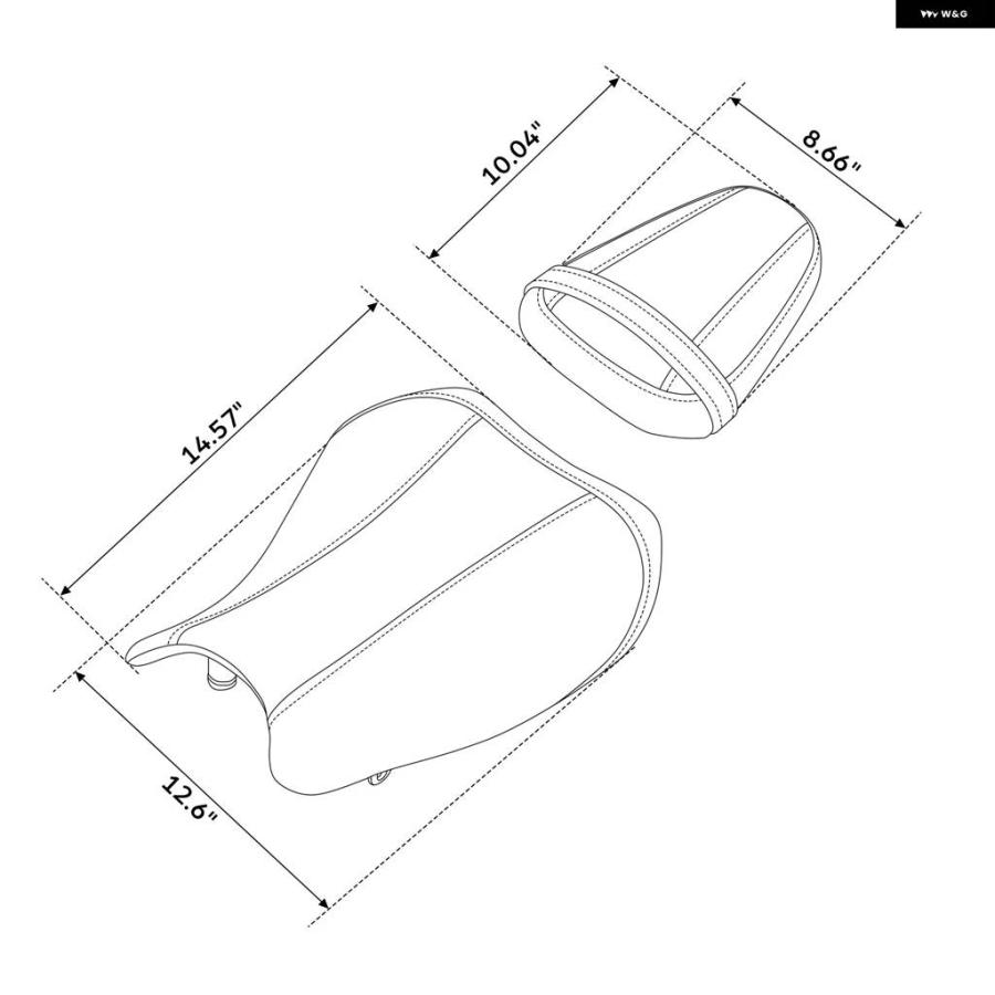 並行輸入品 ライダー/ドライバー/パッセンジャーシート GSXR1000 2017-2024 2022 2023_8