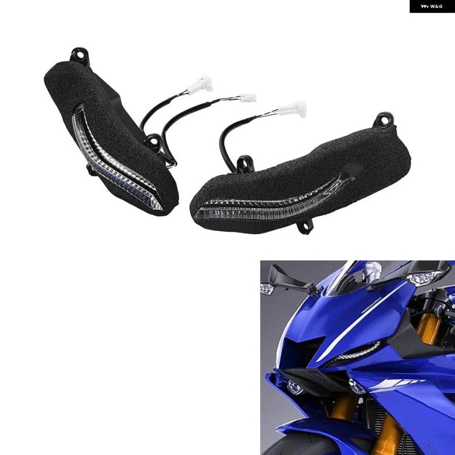 並行輸入品 オートバイ 左右フロントパイロットライト ヤマハ YZF-R6 2017-2024_1