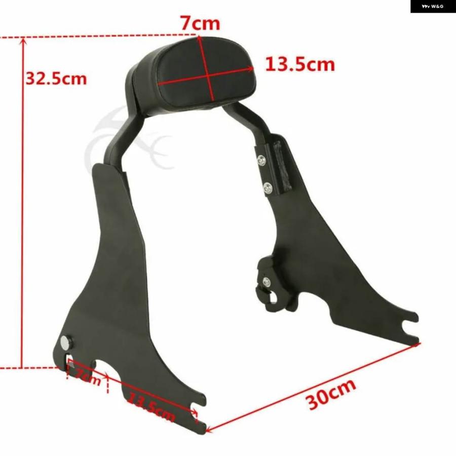 並行輸入品 シーシーバー ショート パッセンジャーバックレスト ハーレー スポーツスター 883 1200 XL 48 72 2004-2024_4