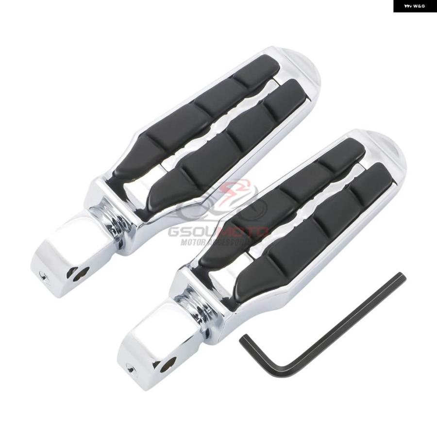 並行輸入品 オートバイ フロントライダー フットペグ フットレスト フットボード ヤマハ レイダー V-MAX YZF600 R6 FZ6R YZF1000の画像