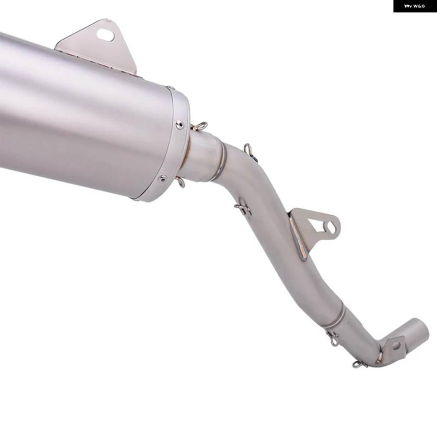 並行輸入品 スリップオン DR 650 DR650 S DR650SE 1997-2025 オートバイ 排気 システム ESPACE ミッドリンク パイプ マフラー