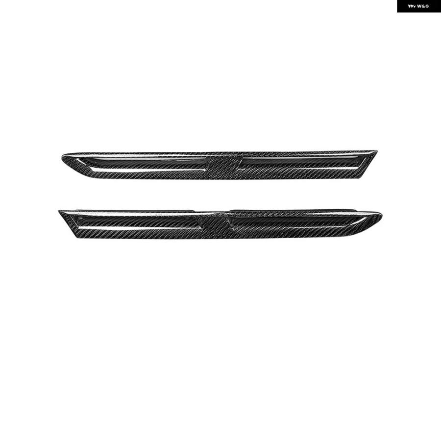並行輸入品 日産 GT-R R35 2009-2016用 フロントフェンダー エアベント サイド トリム アウトレット スポイラー ストリップリッ_2