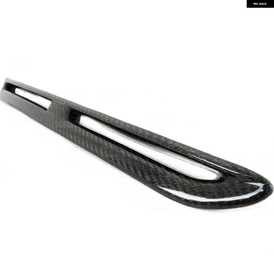 並行輸入品 日産 GT-R R35 2009-2016用 フロントフェンダー エアベント サイド トリム アウトレット スポイラー ストリップリッ_4