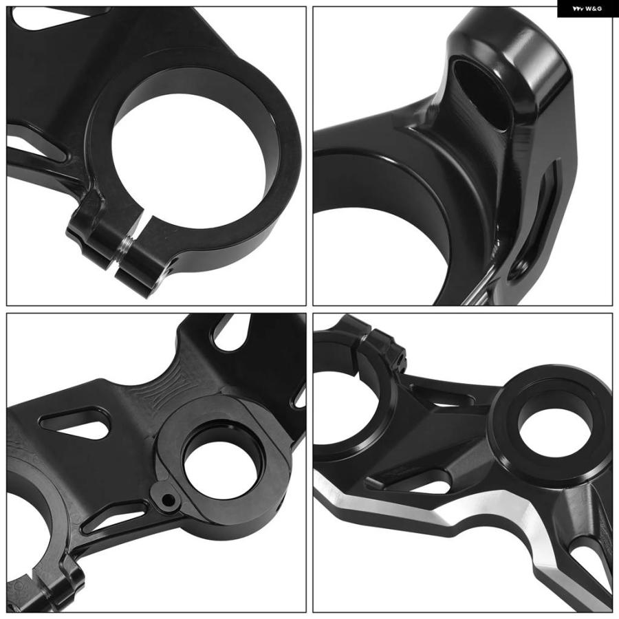 並行輸入品 バイク フォーク アッパートップ トリプルツリー クランプ