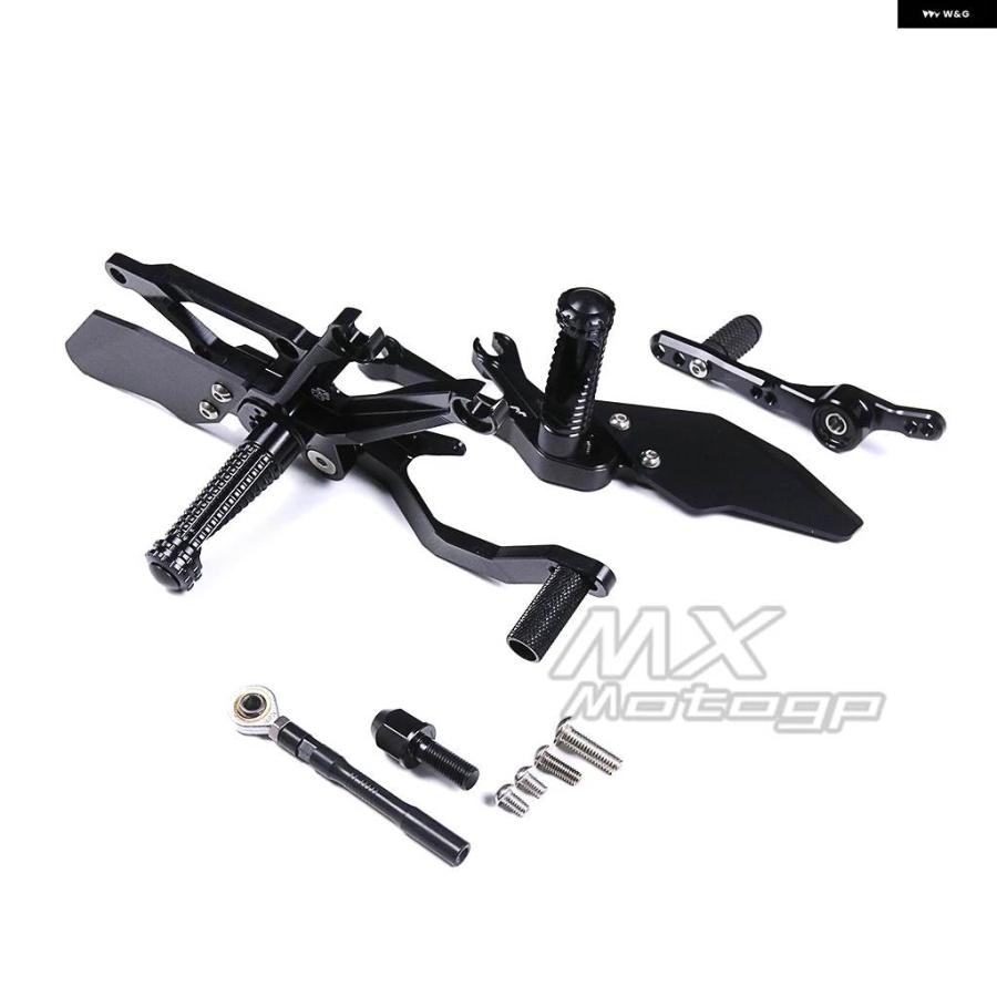 並行輸入品 YZFR7 2023 2024 オートバイ フットレスト リア フットペグ ペダルセット ヒールガード シフト レバー フットペグ ヤ_4