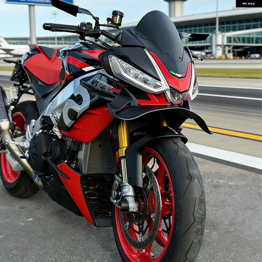 並行輸入品 アプリリア トゥオーノ V4 GP ウイング フロントスポイラー ロワースポイラー ロワーリップ ダウンフォース フロント_3