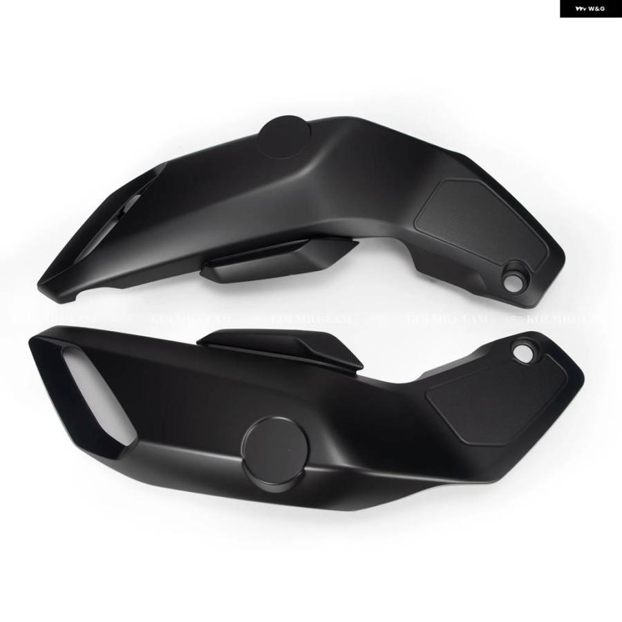並行輸入品 オートバイ ヤマハ MT-07 FZ-07 2018 - 2020 タンクサイドカバー ミッド エアベント トリム パネル フェアリング MT0