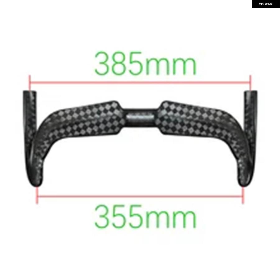 並行輸入品 カーボン トラック 固定比レーシングハンドル UCI ルール準拠 トラック ハンドル 31.8MM 12K_7