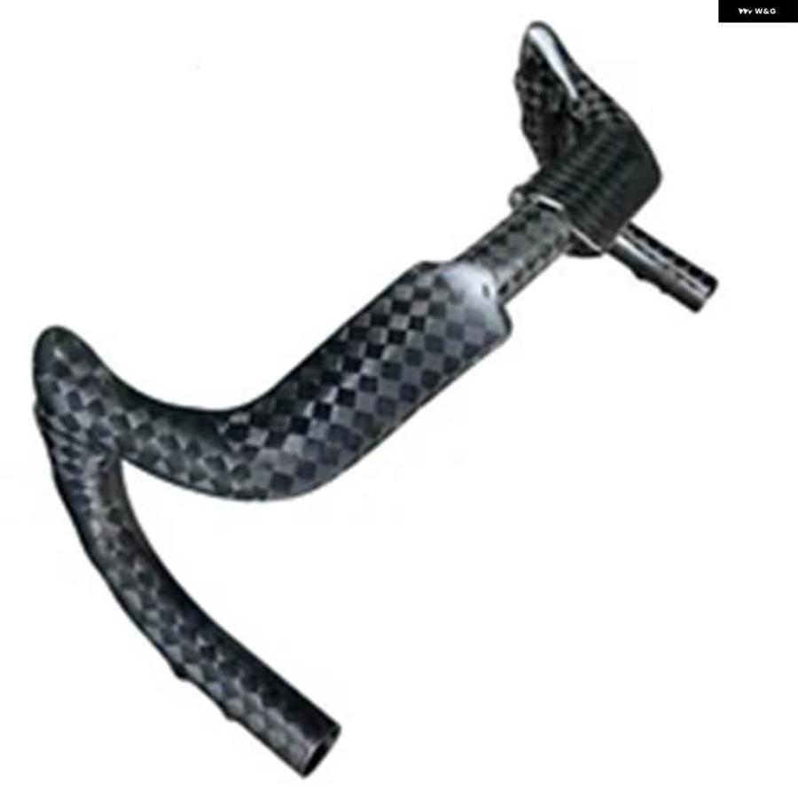 並行輸入品 カーボン トラック 固定比レーシングハンドル UCI ルール準拠 トラック ハンドル 31.8MM 12K_9