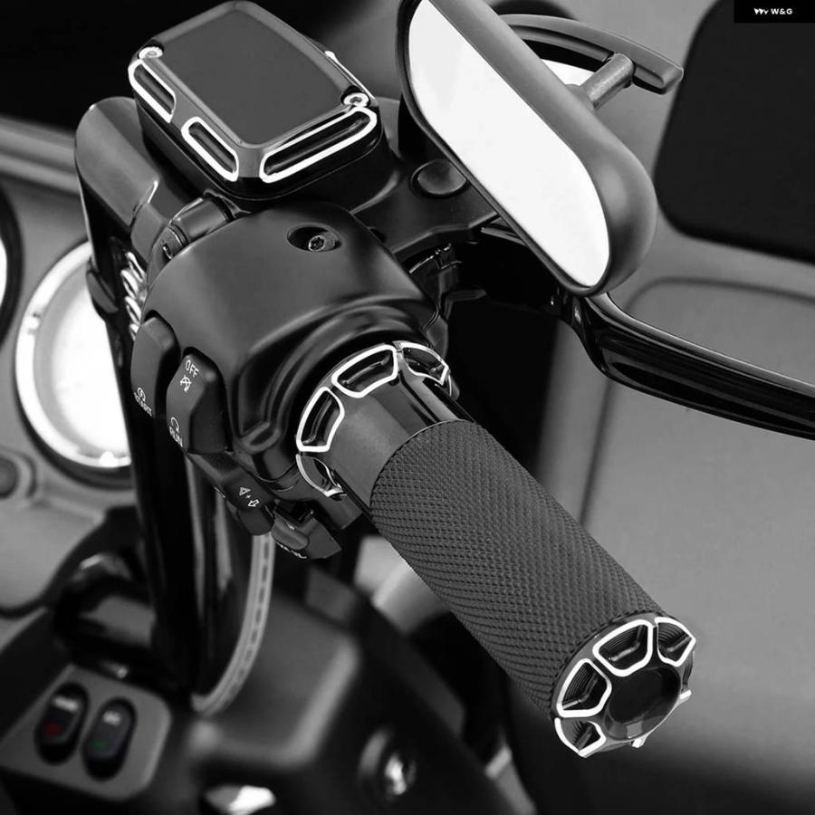 並行輸入品 1インチ 電子スロットル ソフトハンド グリップ ハーレー