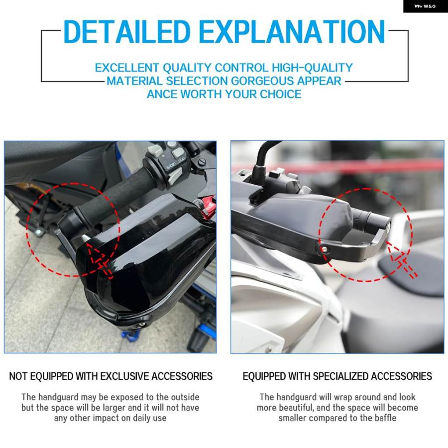 並行輸入品 BMW G310GS 2016-2024 バイク G310R ハンドガード レバー プロテクター ハンドルバー ハンドガード_2