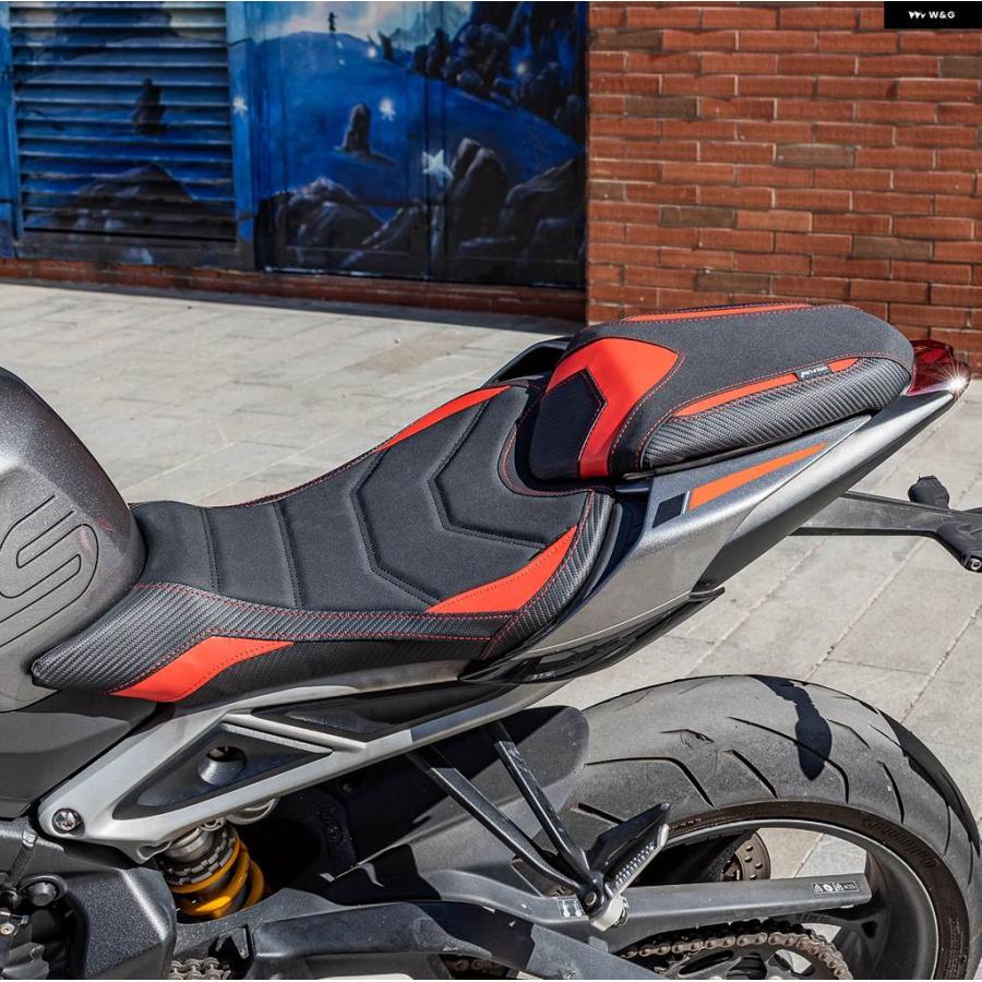 並行輸入品 オートバイ バイク フロント ドライバー ライダー シート クッション トライアンフ ストリート トリプル 765 S R 765_6