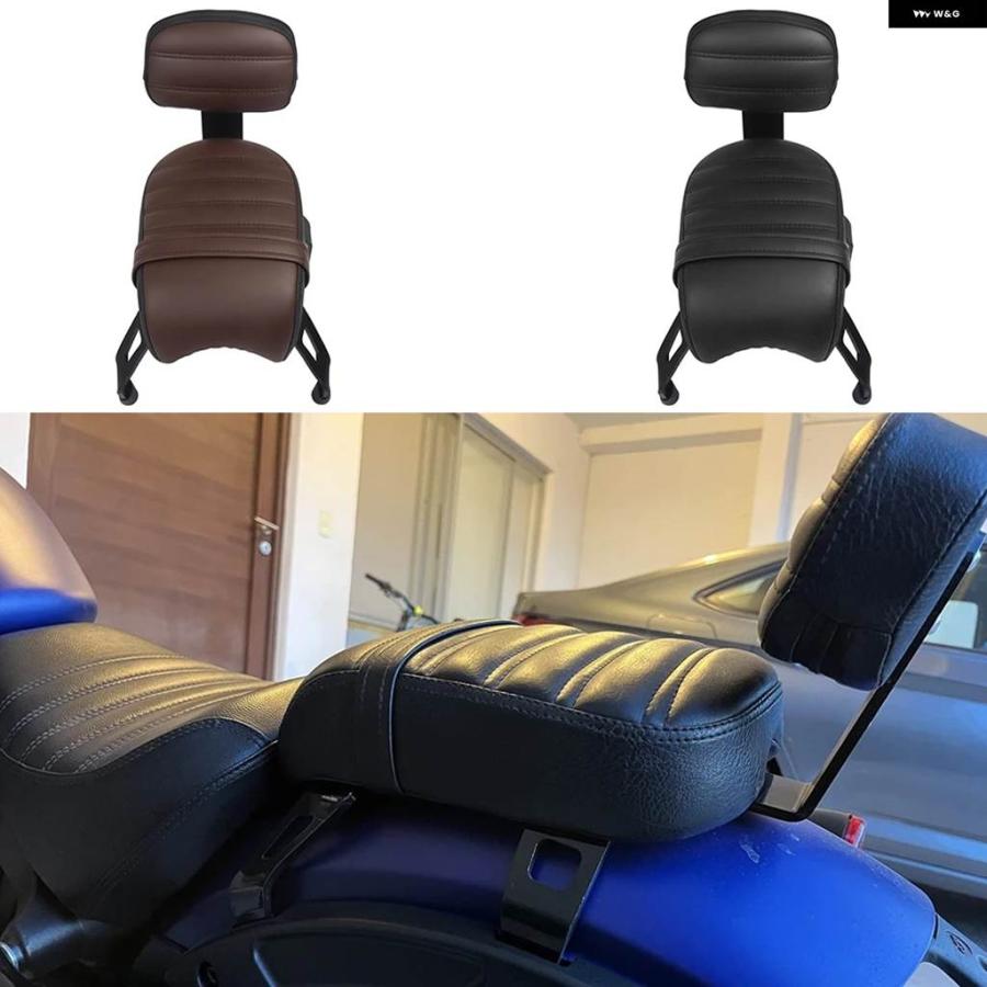 並行輸入品 オートバイ パッセンジャーシートバックレスト インディアン スカウト 2023 2024 スカウトシックスティ レザーリアパ_1