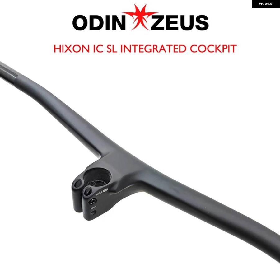 並行輸入品 ODINZEUS HIXON IC SL 一体型カーボン ハンドルバー ステム 780MM幅 40-50MM オールマウンテン/トレイル/エンデュー_4