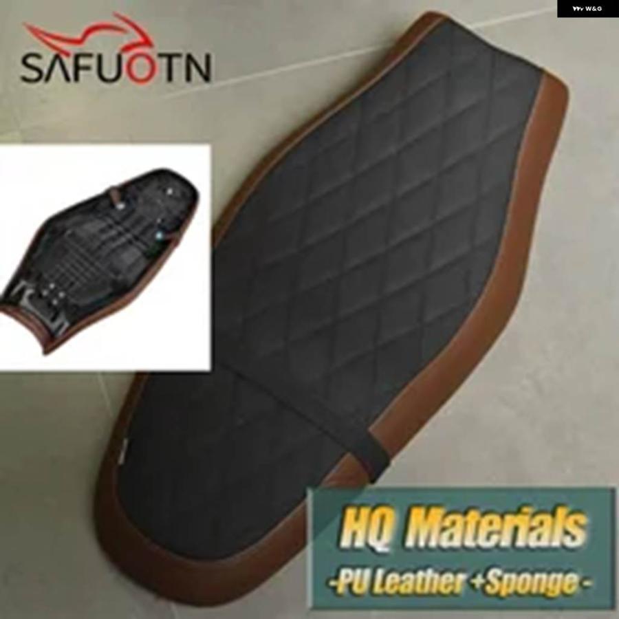 並行輸入品 トライアンフ スピード 400 スクランブラー 400X 2024 2025 フロントドライバー /リアパッセンジャーシートカバー ワ_2