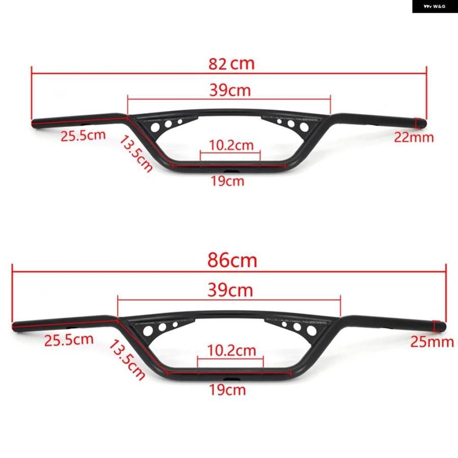 並行輸入品 ビンテージ バイク 7/8インチ 1インチ 22MM25MM ハンドルバー レトロ バイク ステアリングホイール バー クルーザー_9