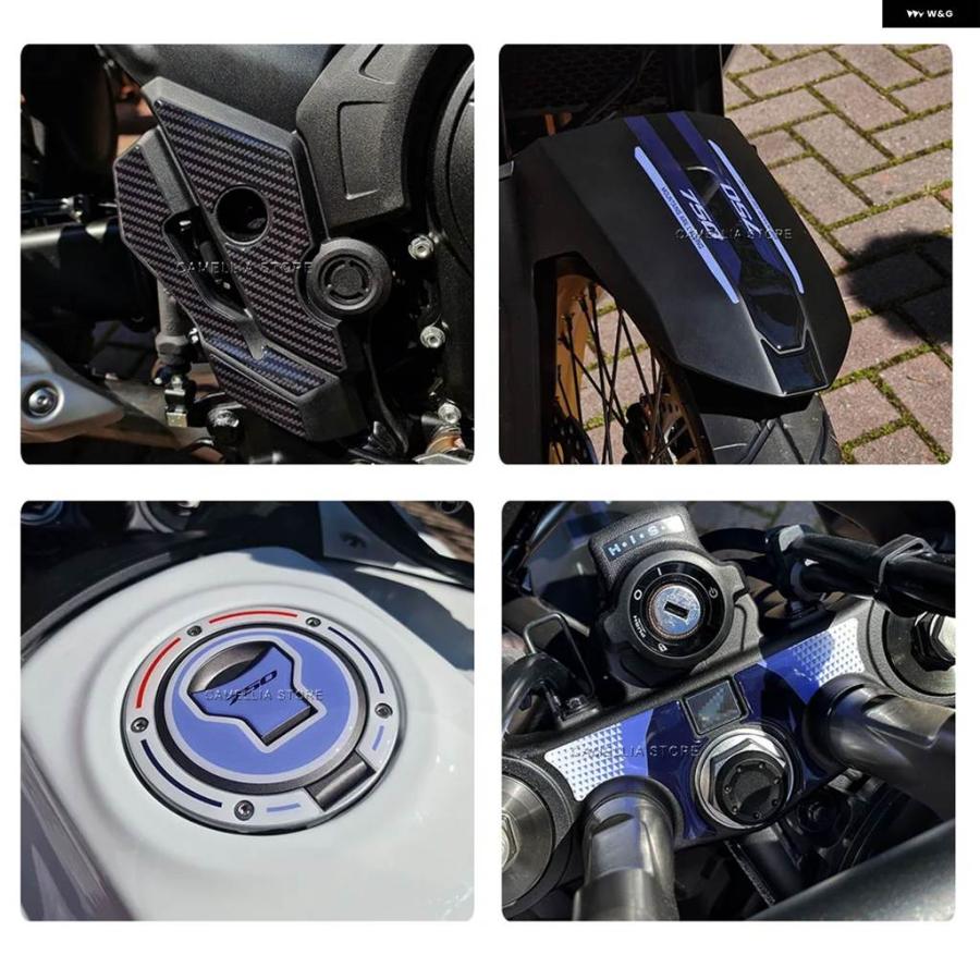 並行輸入品 ホンダ トランサルプ 750 バイク 防水 ステッカー タンク パッド ステッカー シェル ステッカー キット ホンダ トラ_15
