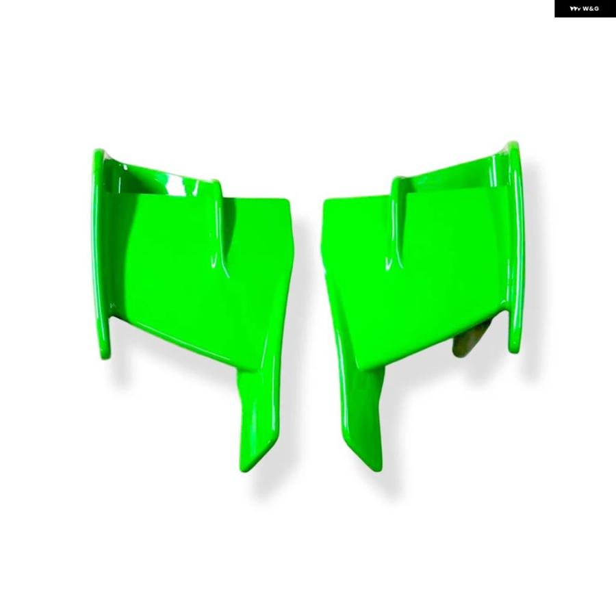 並行輸入品 カワサキ ZX-4R ZX-4RR ZX-25R ZX25R 2020-2024 フェアリング ウィングレット フィン トリム カバー バイク ウィング プロテクター ウィン_7
