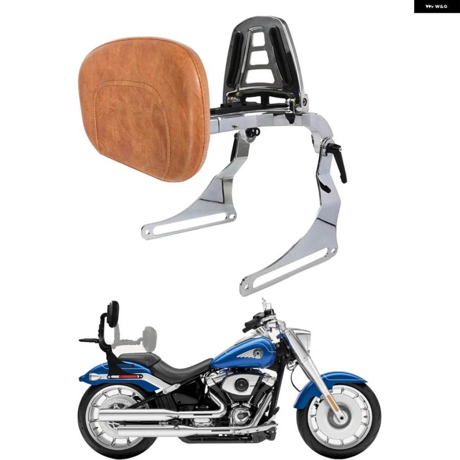 並行輸入品 リアバックレスト ドライバー/パッセンジャー シーシーバー ハーレー ファットボーイ ブレイクアウト FXBR FLFB FXBRS FLFBS 2018-2025_6