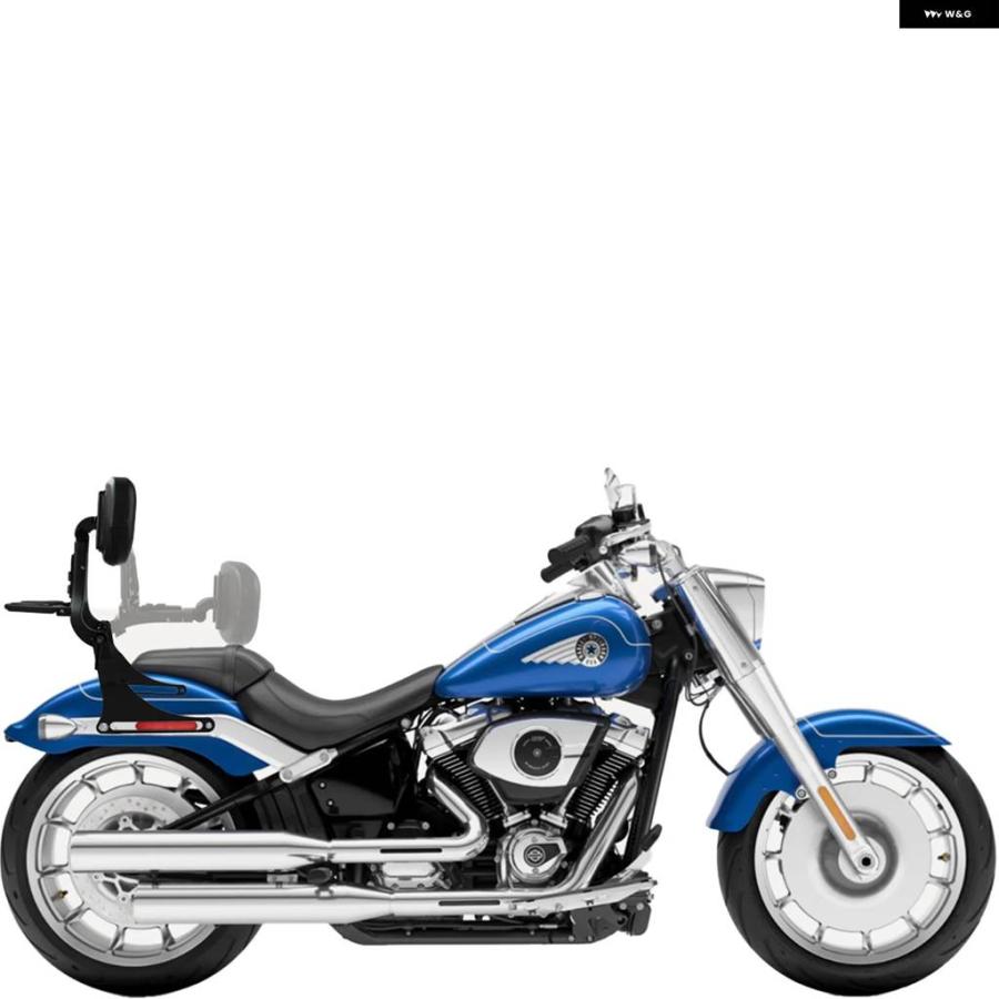 並行輸入品 リアバックレスト ドライバー/パッセンジャー シーシーバー ハーレー ファットボーイ ブレイクアウト FXBR FLFB FXBRS FLFBS 2018-2025_9
