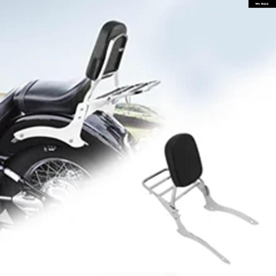並行輸入品 ヤマハ V-STAR XVS1100 DRAG STAR DS1100 99年以降モデル用 着脱式パッセンジャーバックレスト シーシーバー ラック サポート_2