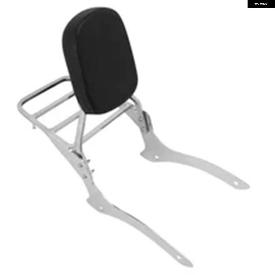 並行輸入品 ヤマハ V-STAR XVS1100 DRAG STAR DS1100 99年以降モデル用 着脱式パッセンジャーバックレスト シーシーバー ラック サポート_3