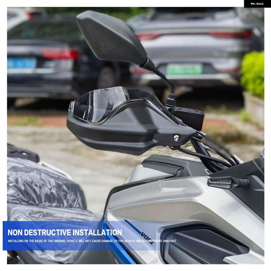 ブランド登録なし - 並行輸入品 自動二輪車 お手手かばい立て 取りまかなう 気流 ディフレクター お手手かばい立て プロテクター シールドウインドシールド ロイヤルエンフィールド