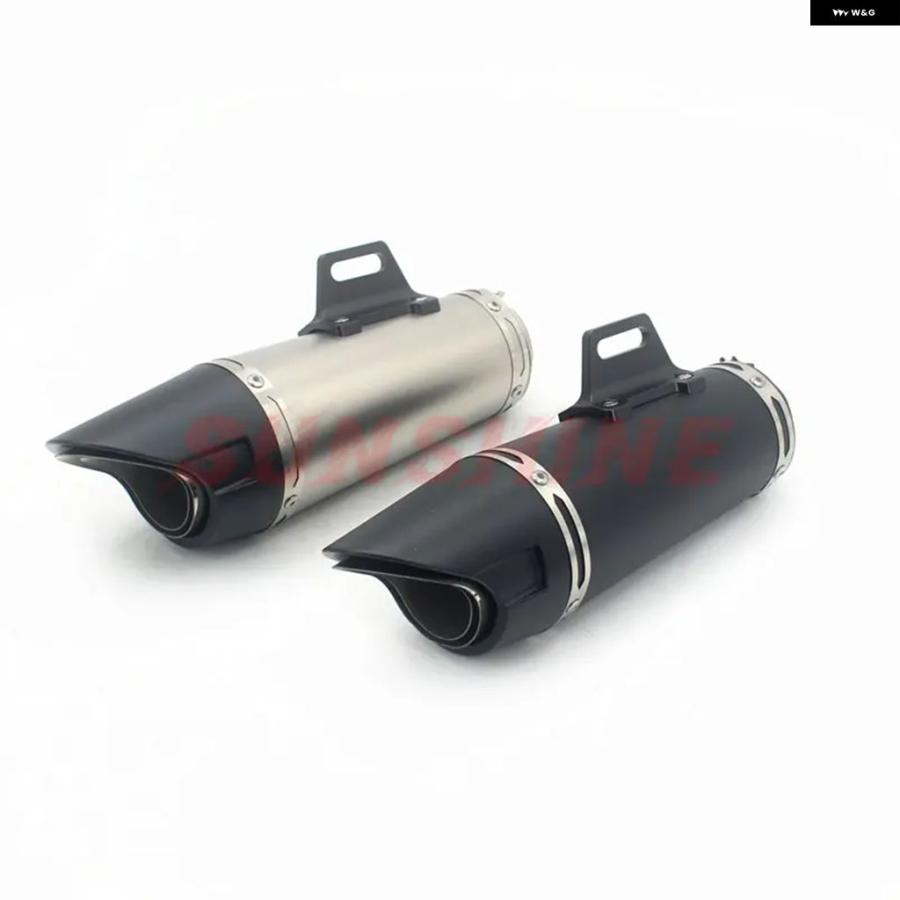 ブランド登録なし - 並行輸入品 自動二輪車 排気ガス モトクロス チップマフラーエスケープパラモトスリップオン55MM窪溜まり 自動二輪車 CB650R CB1000R MT07 FZ6 R7