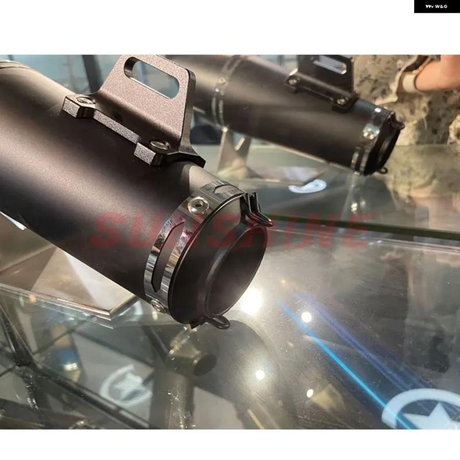 ブランド登録なし - 並行輸入品 自動二輪車 排気ガス モトクロス チップマフラーエスケープパラモトスリップオン55MM窪溜まり 自動二輪車 CB650R CB1000R MT07 FZ6 R7